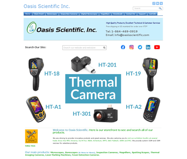 Oasis Scientific microscopes industrial