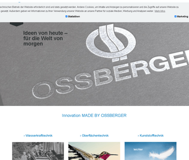 Ossberger Gmbh Co. used plastic injection