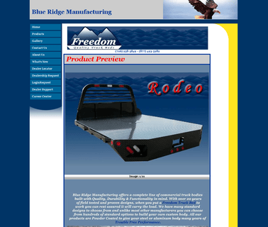 Blue Ridge Manufacturing racks crane