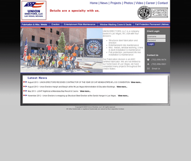 Welcome to Union Erectors fall protection lifelines