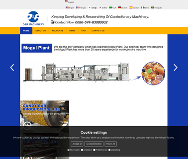 Universal Food Equipments display granite