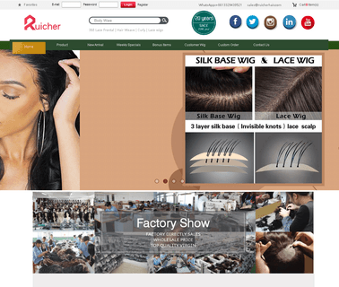 Ruicher Hair Products tied weft