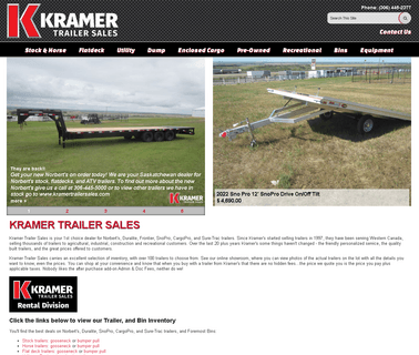 Kramer Trailer Sales grain trailers