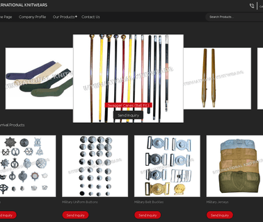 International Knitwears badges lanyards