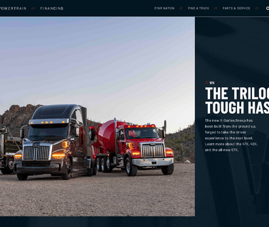 Western Star Trucks light dump truck