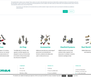 Versa Products Company wellhead control systems