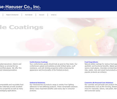 Mantrose Welcome Mantrose-Haeuser  confectionery including