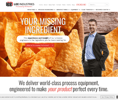Lee Industries kettles tanks