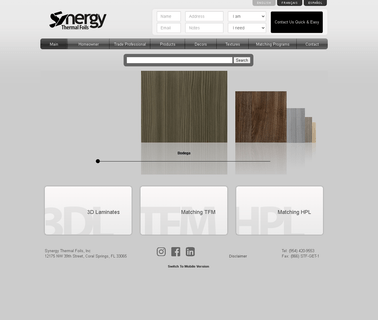 Synergy Thermal Foils woodworking