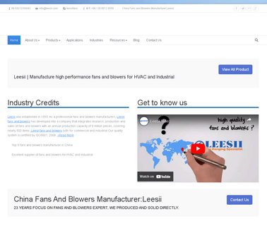 Xiamen Leesii Industry and Trade axial exhaust