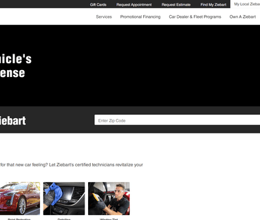 Ziebart auto maintenance products
