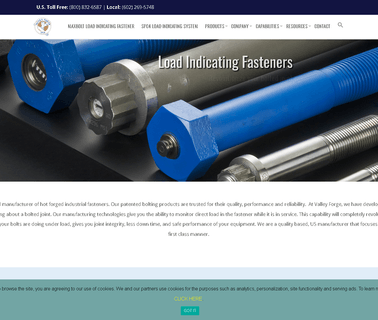 Valley Forge & Bolt Manuf quality nuts bolts