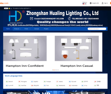 Zhongshan Hualing Lighting Inc. hot pendant lamp