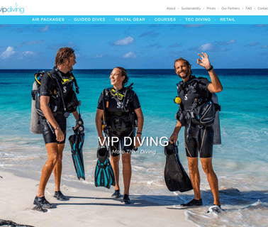 Vip Diving Bonaire brand gear