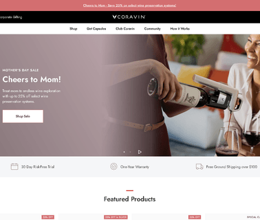 Home - Coravin bottle and cork