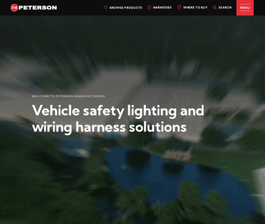 Peterson Manufacturing lights mirrors