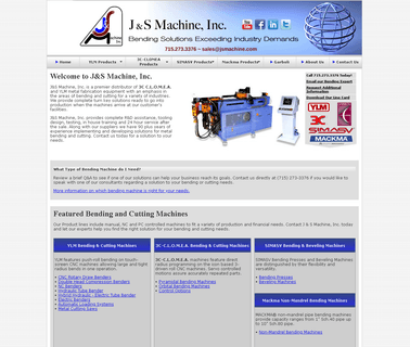 J & S Machine cnc metal bending machine