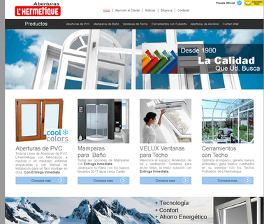 Bienvenidos A Lhermetique puertas aluminio