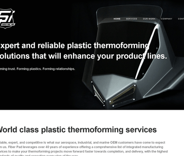 Home - Fiber Pad thermoform plastic