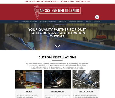 Air Systems Mfg. of Lenoir hogs