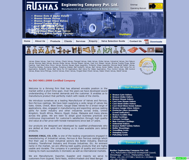 Rushas Engg. Company Ltd. casting bronze valve