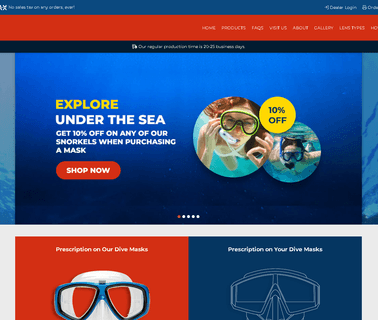 Prescription Dive Masks dive swim