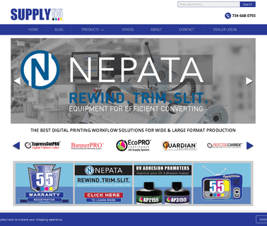 Nepata Converting Equipment, Supply55 slitter rewinders