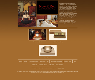 Now & Zen clock living