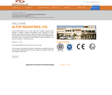 Altop Industries Ltd. detector pressure