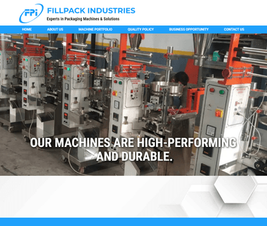 Fill Pack Industries three pan