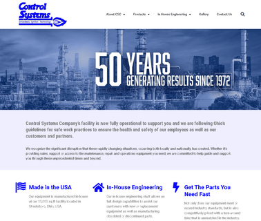 Control Systems Co. scanners fiber