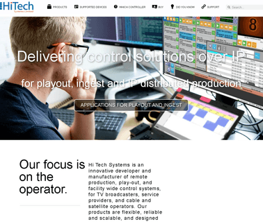 Hi Tech Systems monitoring interface