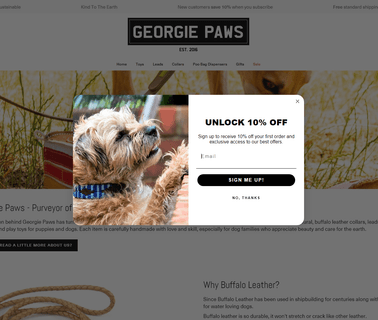 Georgie Paws dog