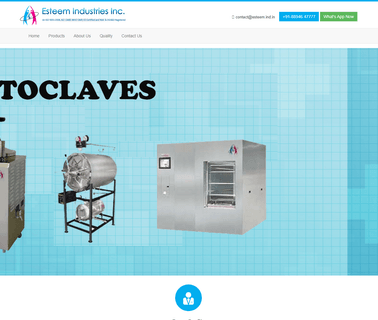 Esteem Industries Inc. autoclave lab equipment