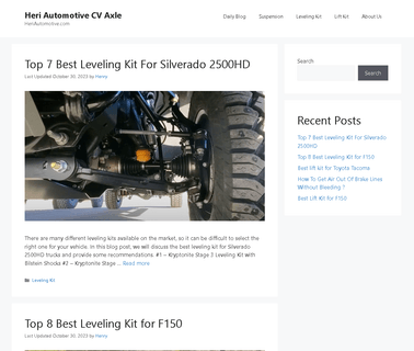 Heri Automotive Inc. brake master cylinders
