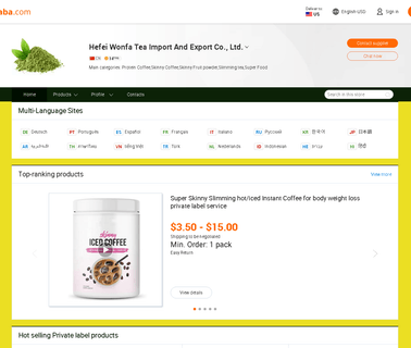 Hefei Wonfa Tea Import and Export herbal loss weight