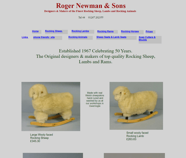 Roger Newman & Amp Sons Rocking Horses And auskin sheepskin