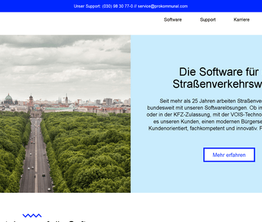 Prokommunal driving software