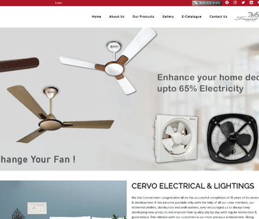 Corona Switch Gears indoor white lamp
