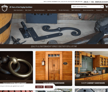 Acorn Manufacturing bathroom window and door