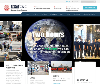 Weifang Yuantong Century Industry and Trade cnc laser cutting machine tool