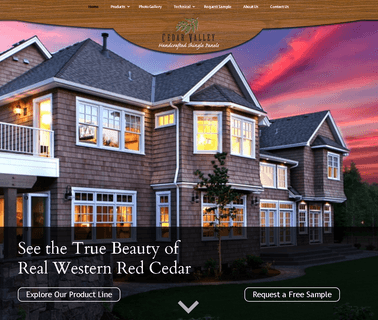 Cedar-Valley engineered wood siding