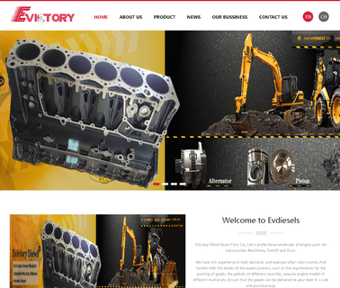 Foshan Evictory Diesel Spare Parts bobcat