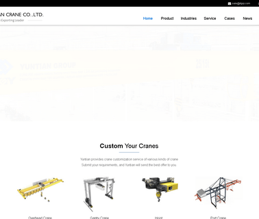 Henan Yuntian Crane casting crane parts