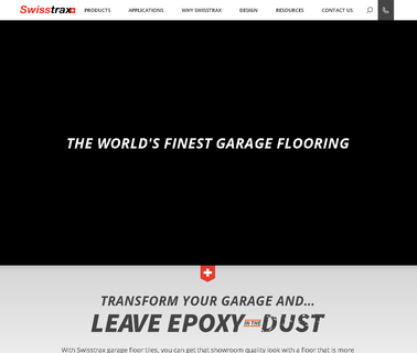 Swisstrax Modular Flooring garage can