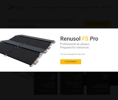 Renusol Gmbh ground solar mount