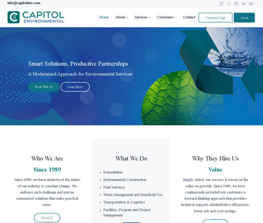 Capitol Environmental Services hazardous materials transportation