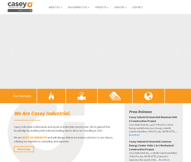Industrial Building Construction Company - Casey Industrial wiring installations