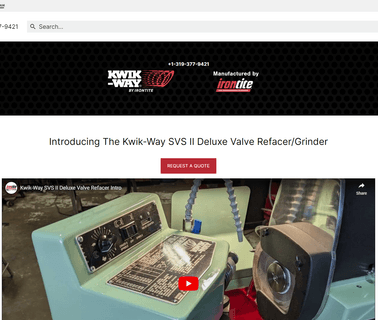 Kwik Way Products brake lathes