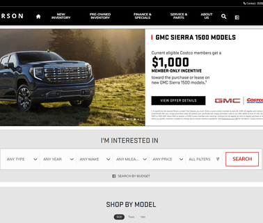Lee Peterson Motors, Yakima Area P cars jeep